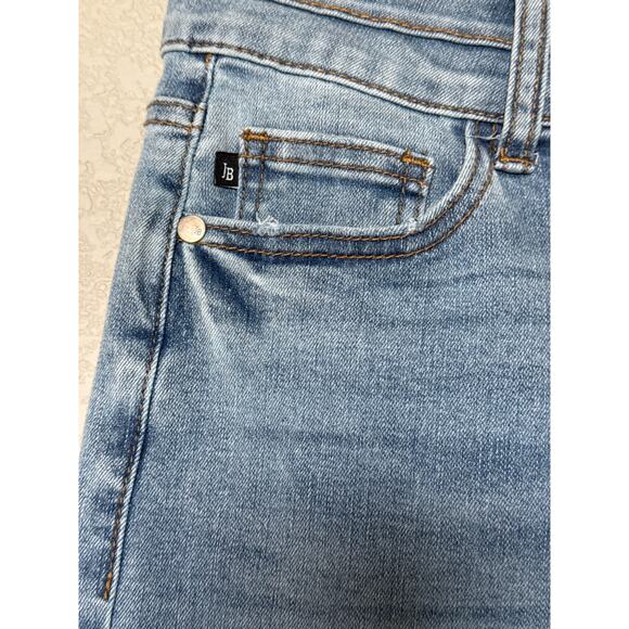 Judy Blue Double the Cool Cropped Wide Leg Jeans Womens Size 5/27 Stretch Denim - Picture 11 of 16